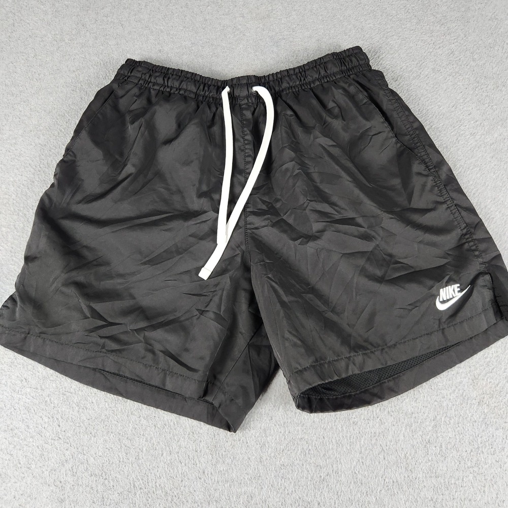 Nike Sportswear Shorts Mens Large Black Woven Mesh Lined Gym Workout Athletic
